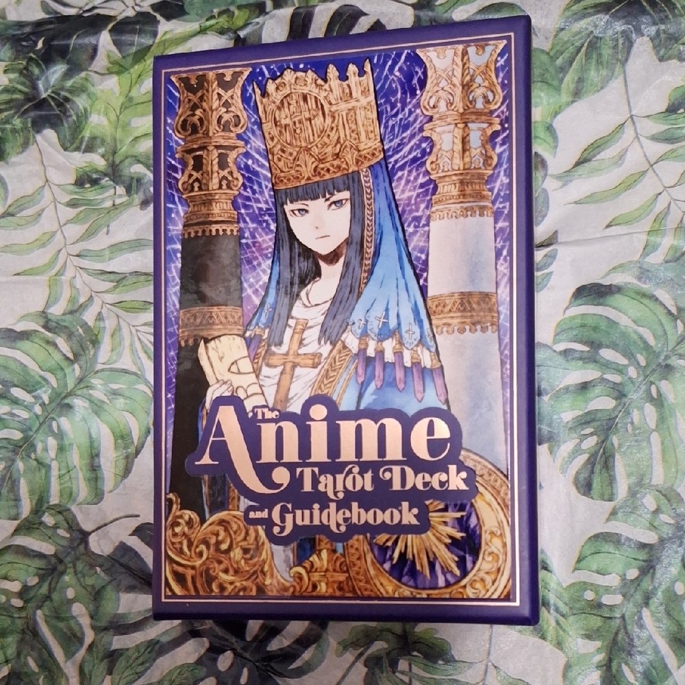 Anime Tarot Deck and Guidebook - Blue and Gold